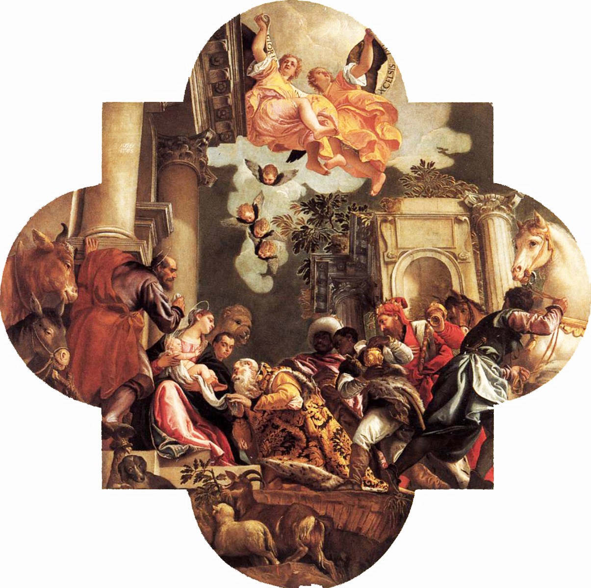 adoration of the magi by Paolo Veronese